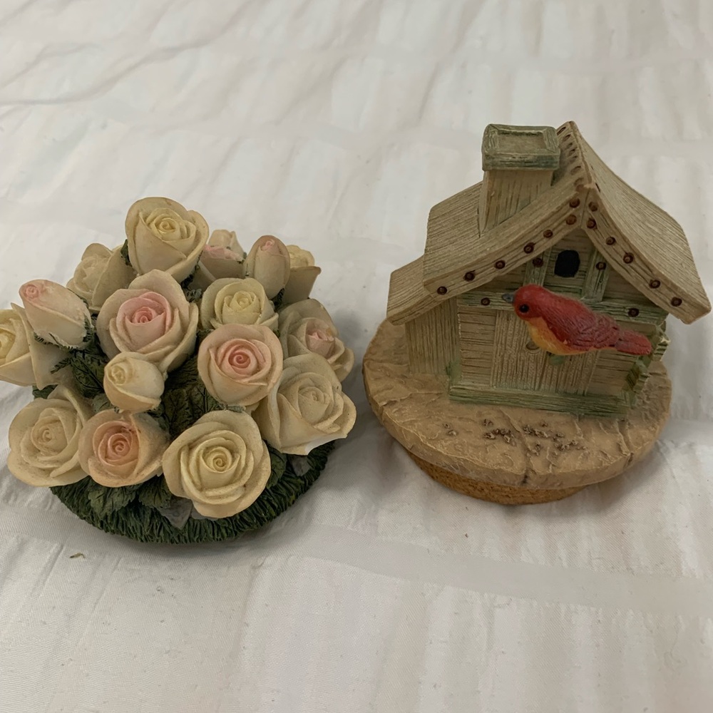 Set of Two Candle Toppers